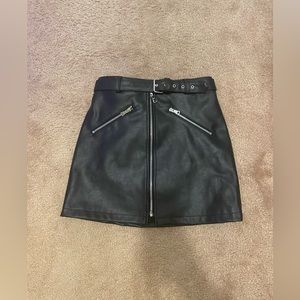 Never Worn leather skirt